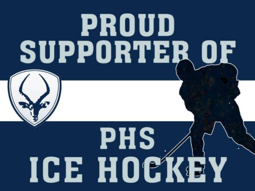 Poudre High School Ice Hockey yard sign