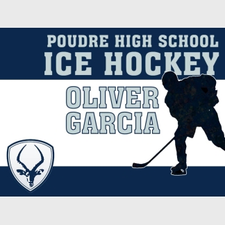 Poudre High School Ice Hockey yard sign