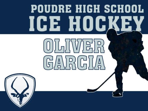 Poudre High School Ice Hockey yard sign