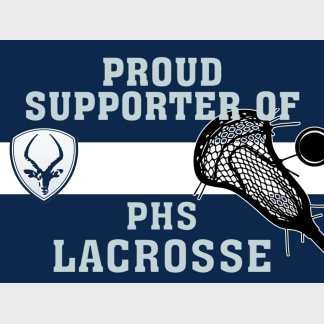 Poudre High School Lacrosse yard sign