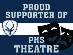 Poudre High School Theartre yard sign