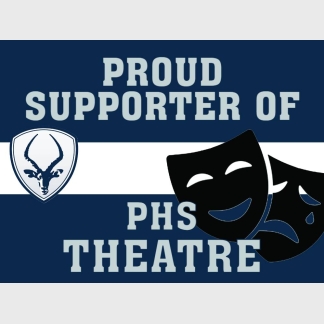 Poudre High School Theartre yard sign