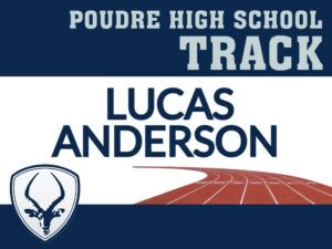 Poudre High School Track yard sign