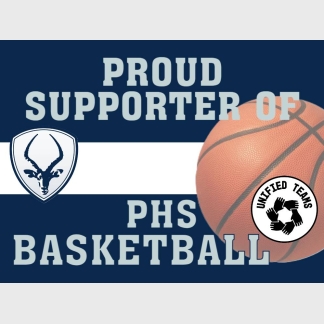 Poudre High School Unified Basketball yard sign