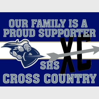 Severance High School Cross Country yard sign