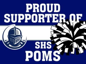 Severance High School Poms yard sign