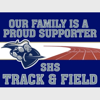 Severance High School Track and Field yard sign