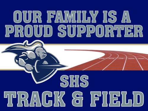 Severance High School Track and Field yard sign