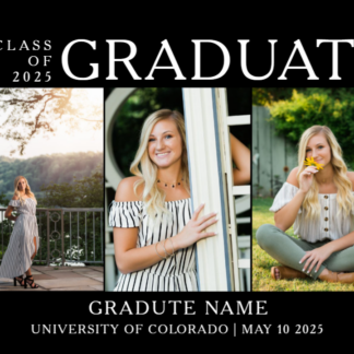photo graduation announcement