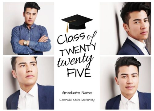 photo graduation announcement