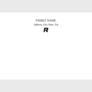 Roosevelt High School graduation envelopes