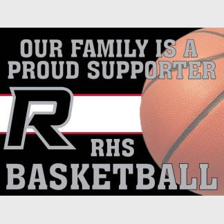 Roosevelt High School Basketball yard sign