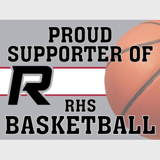 Roosevelt High School Basketball yard sign