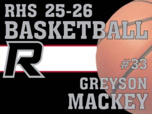 Roosevelt High School Basketball yard sign