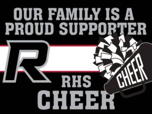 Roosevelt High School Cheer yard sign