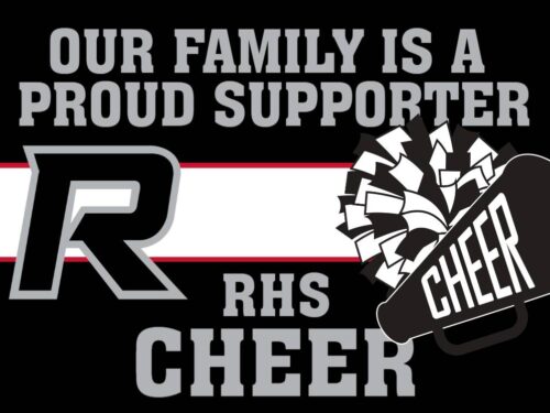 Roosevelt High School Cheer yard sign