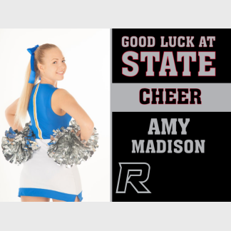 Roosevelt High School cheer yard sign