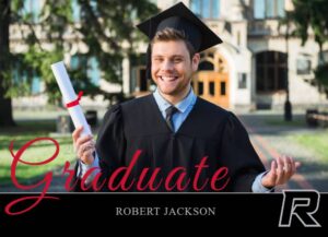 Roosevelt High School graduation announcement