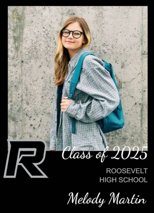 Roosevelt High School graduation announcement