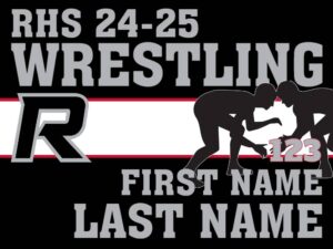 Roosevelt High School Wrestling yard sign