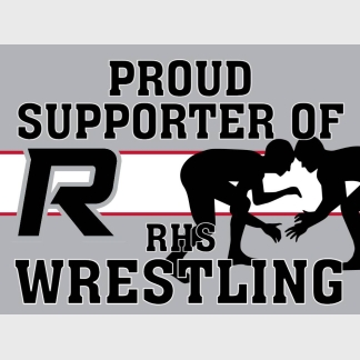 Roosevelt High School Wrestling yard sign