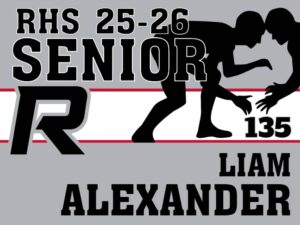 Roosevelt High School wrestling yard sign