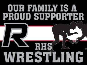 Roosevelt High School Wrestling yard sign