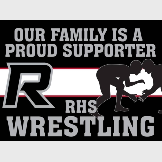 Roosevelt High School Wrestling yard sign