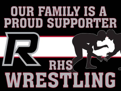 Roosevelt High School Wrestling yard sign