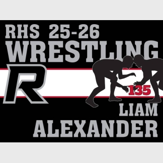 Roosevelt High School wrestling yard sign