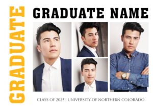 graduation photo announcement