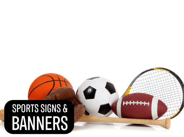 custom sports yard signs and banners