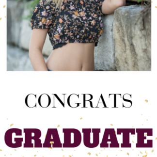 graduation photo banner