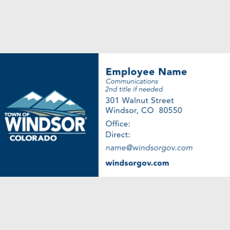 TOW Communications Business Card (301 Walnut Address)