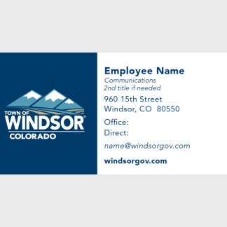 TOW Communications Business Card Address (960 15th Street)