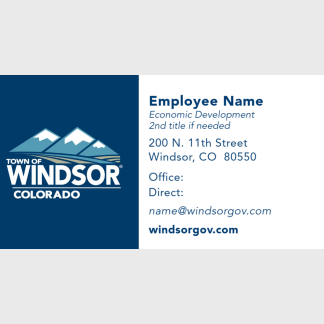 TOW ECONOMIC DEVELOPMENT BUSINESS CARD
