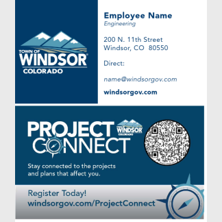 town of windsor engineering business card