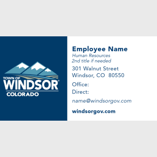 TOW HUMAN RESOURCES BUSINESS CARD