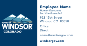 TOW HUMAN RESOURCES BUSINESS CARD