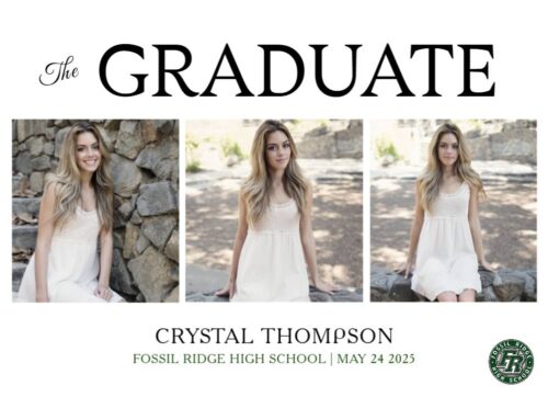 Fossil Ridge High School graduation announcements