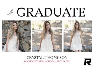 Roosevelt High School graduation announcements