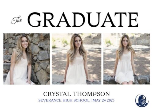 Severance High School Graduation Announcements