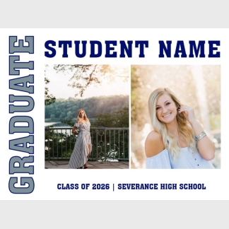 Severance High School graduation yard signs