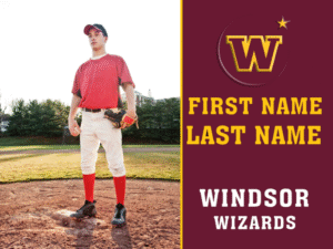 Windsor High School baseball yard sign