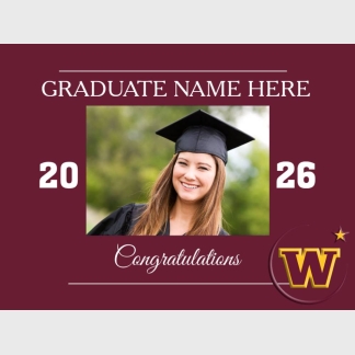 Windsor High School Graduation yard signs