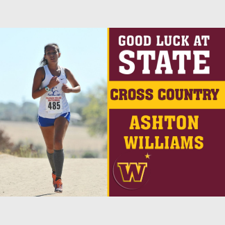 Windsor High School cross country yard sign