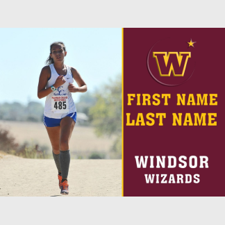 Windsor High School cross country yard sign