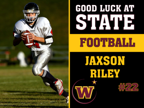 Windsor High School Football photo yard sign