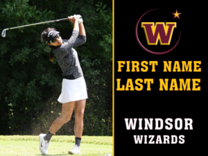 Windsor High School Golf photo yard sign