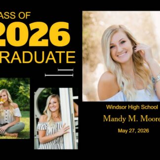 Windsor High School graduation announcements